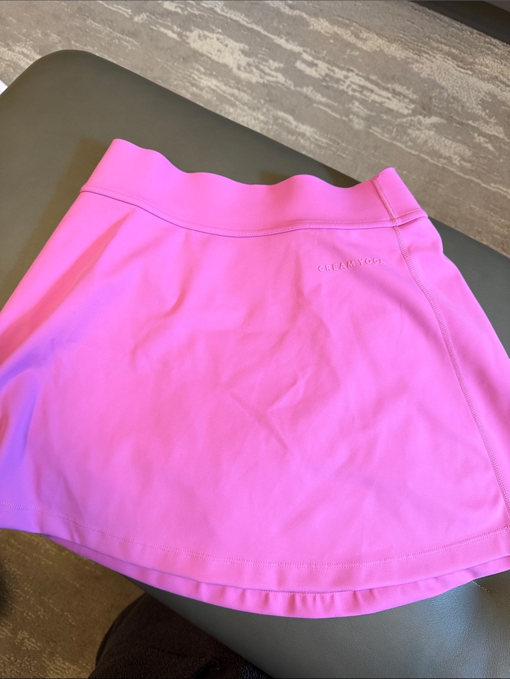 Creamy Yoga Pink Athletic Skort